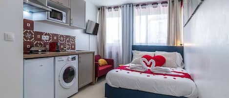 1 Schlafzimmer, Schreibtisch, Bügeleisen/Bügelbrett, WLAN