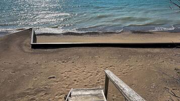 On the beach