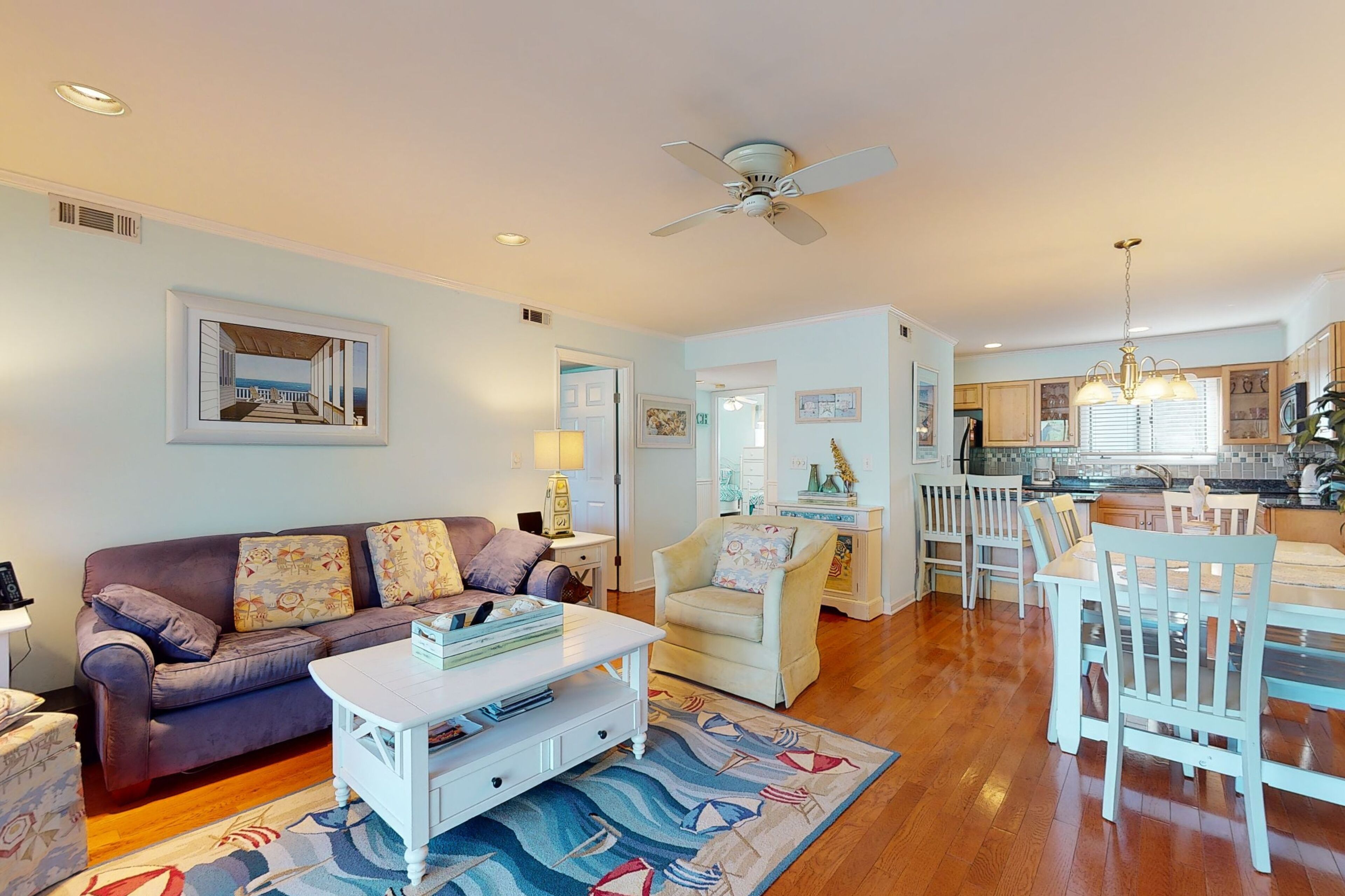 Sea Colony Tennis 1st-floor condo with sauna & gym