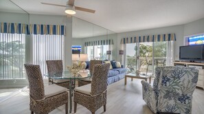 Smart TV - Beachfront Getaway in Palmetto Dunes • Pool, Balcony & Sunrise Views (Hilton Head Island)