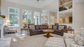 Smart TV, ping pong - Family Home w/ Large Screened Porch | Pool/Spa, Bikes, Game Area (Hilton Head Island)