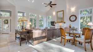 Interior - Family Home w/ Large Screened Porch | Pool/Spa, Bikes, Game Area (Hilton Head Island)