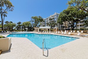 Una piscina riscaldata