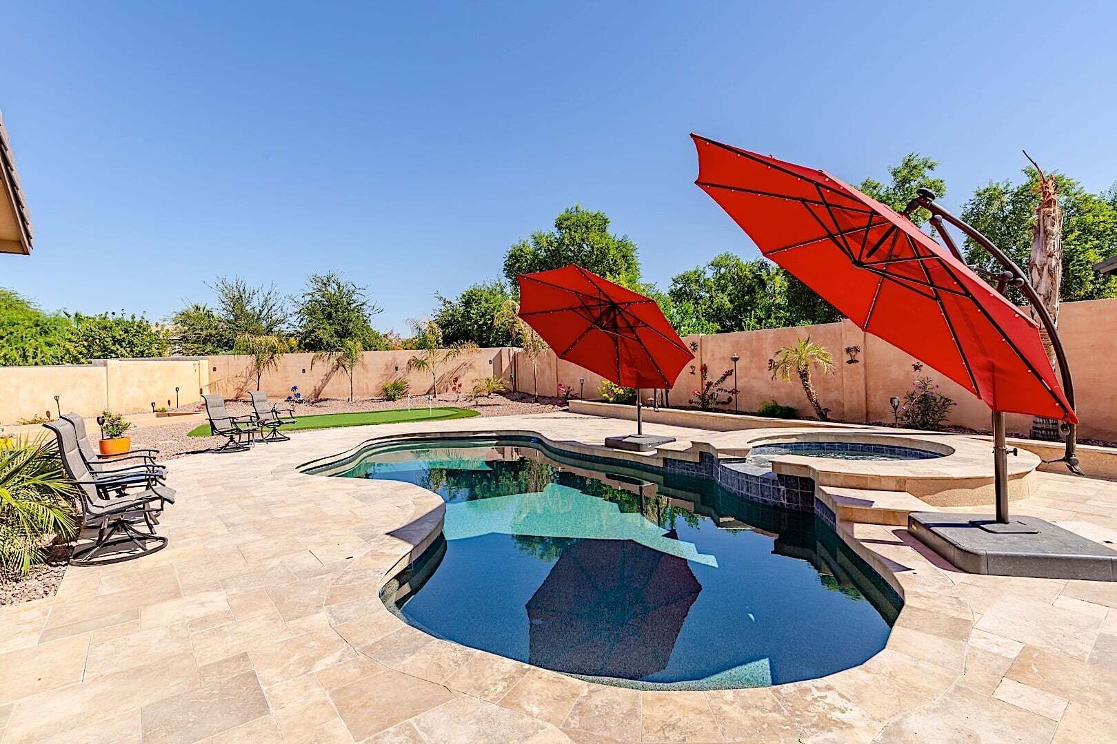Piscine chauffée