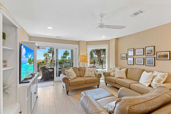 TV, video games, DVD player