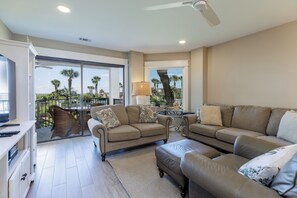 TV, video games, DVD player