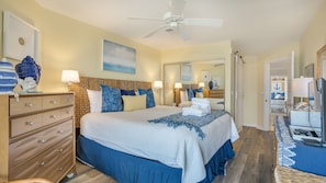 2 bedrooms, desk, iron/ironing board, WiFi