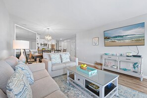 Smart TV - Oceanfront 2BR Villa | Pool, Deck & Sweeping Ocean Views (Hilton Head Island)