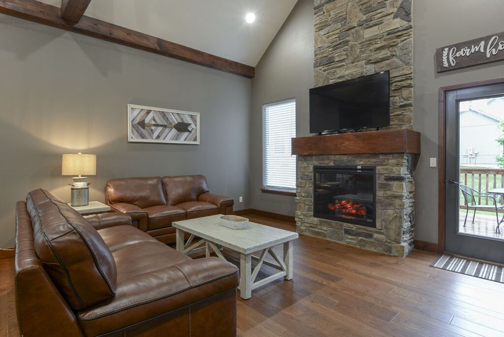 TV, fireplace, DVD player, table football