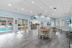 Dining - Spacious, Family-Friendly Condo with Ocean View and Across from No-Drive Shore (New Smyrna Beach)