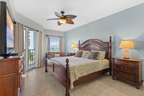 2 bedrooms, desk, iron/ironing board, travel crib - Spacious, Family-Friendly Condo with Ocean View and Across from No-Drive Shore (New Smyrna Beach)