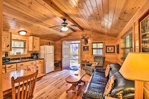 Living area - Cozy ‘Anchors Away’ Cabin Hideaway w/ Fire Pit! (Parsons)