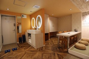 Family Room, Non Smoking (0042) | Living area | Flat-screen TV - J hotel (Chiba)