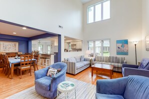 Televisio, takka, DVD-soitin