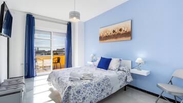 4 dormitorios, tabla de planchar con plancha, wifi gratis y ropa de cama