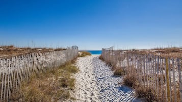 Aan het strand