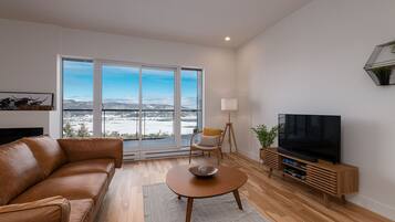 TV, fireplace, Netflix, streaming services