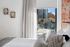 2 bedrooms, travel crib, WiFi, bed sheets
