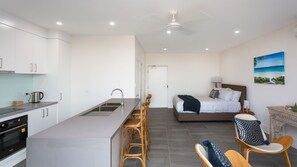 1 bedroom, iron/ironing board, Internet, bed sheets