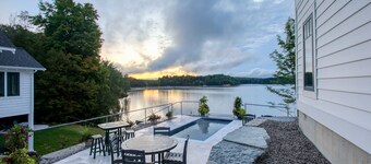 Traverse City Lakemore Resort Side by Side Luxury Lakefront Homes on Arbutus Lk