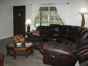 Älytelevisio, takka, DVD-soitin, videokirjasto