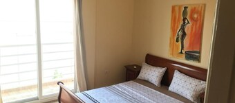 Appart climatisé avec balcon ensoleillé