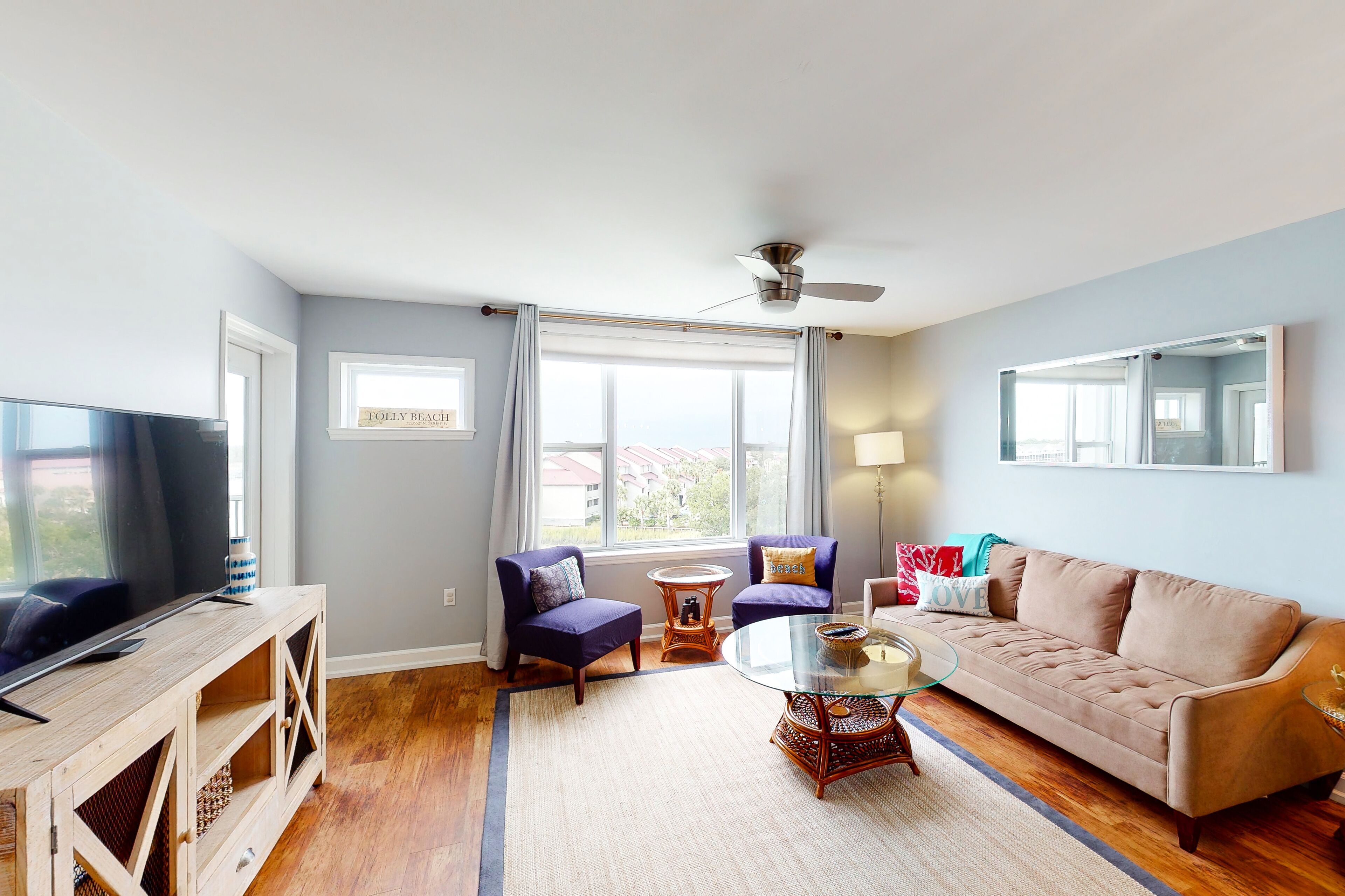 Stunning Condo with Amazing Views of Folly River - Close to Historic Charleston!