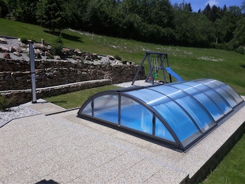 Piscine, Daylighting, Herbe, Toit, Architecture, Paysage, Loisir, Rectangle