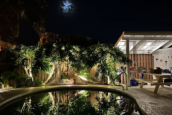 Außenpool, Liegestühle