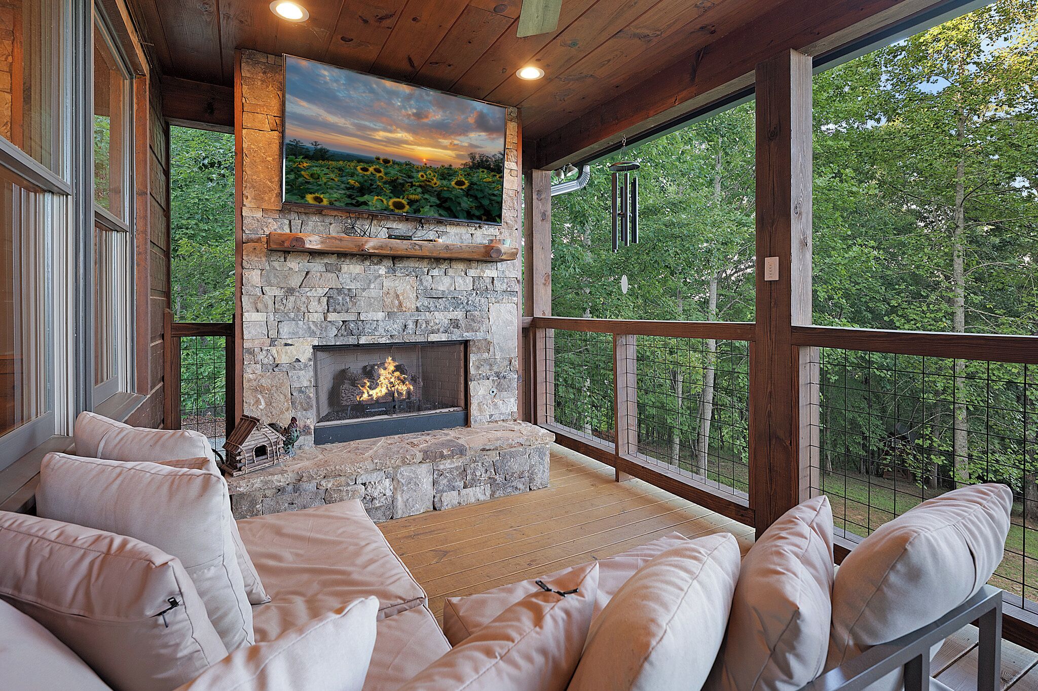 Once In A Blue Ridge - Entry Level Outdoor Entertainment Area