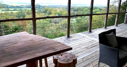 Rustic log cabin in the hills of Arkansas!