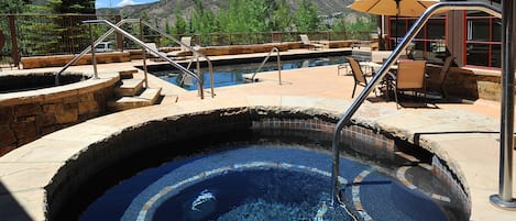 Una piscina climatizada