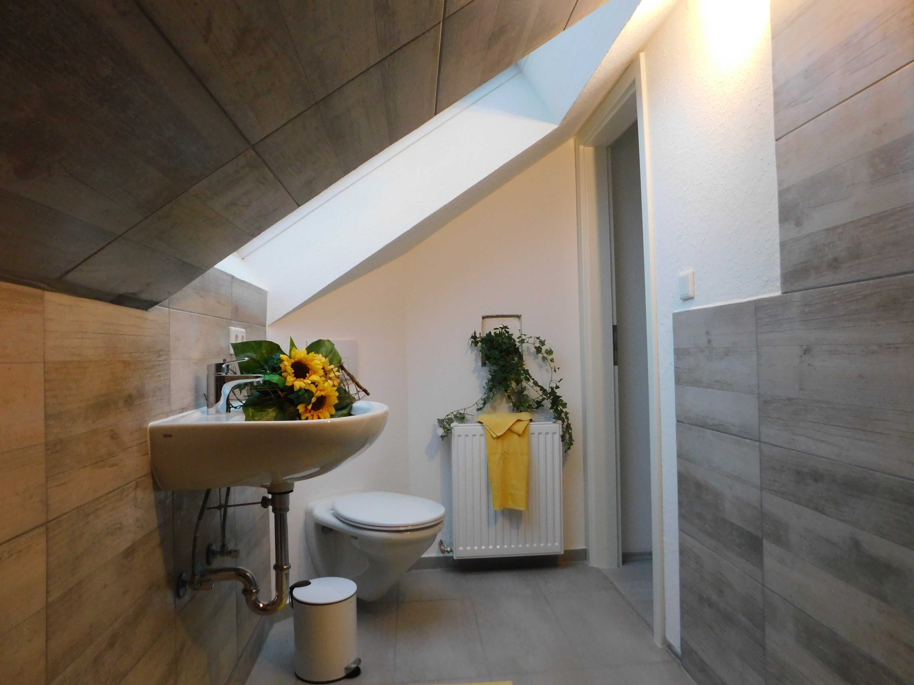 Douche, papier toilette