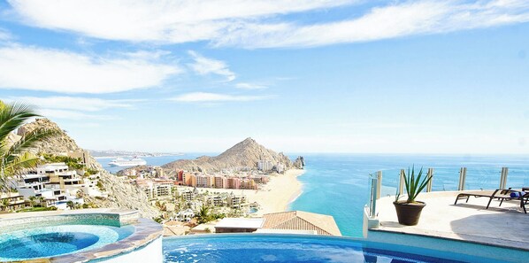 Outdoor pool, a heated pool - Oceanfront Mansion with Breathtaking Views of the Pacific, Sunset, Whales and th (Cabo San Lucas)