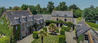 In the grounds of a manor house