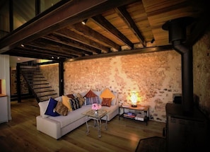 TV connectée, cheminée