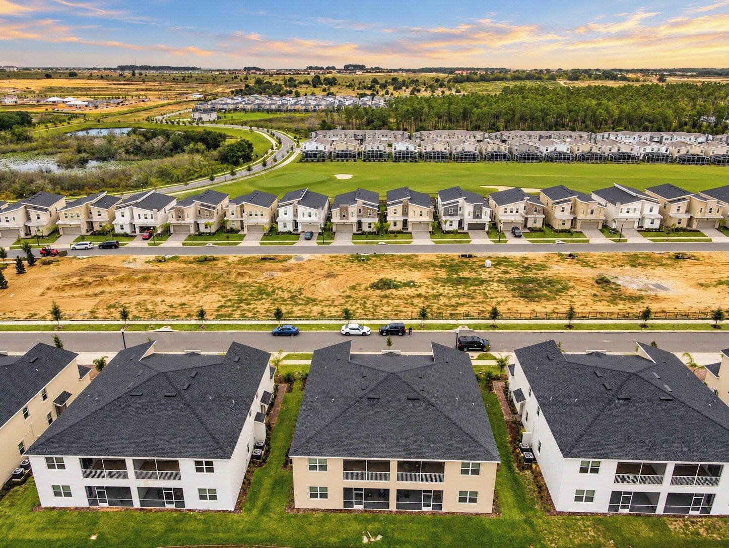Aerial View of the Resort Community and Golf Course