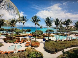 Outdoor pool, an infinity pool