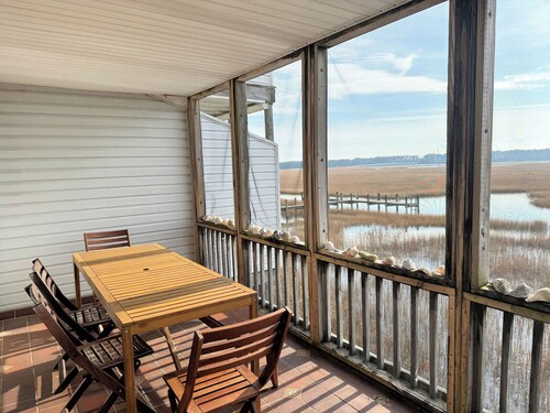 Assateague Lookout - Water Front townhome W/view. - Shared Pier, No Linens