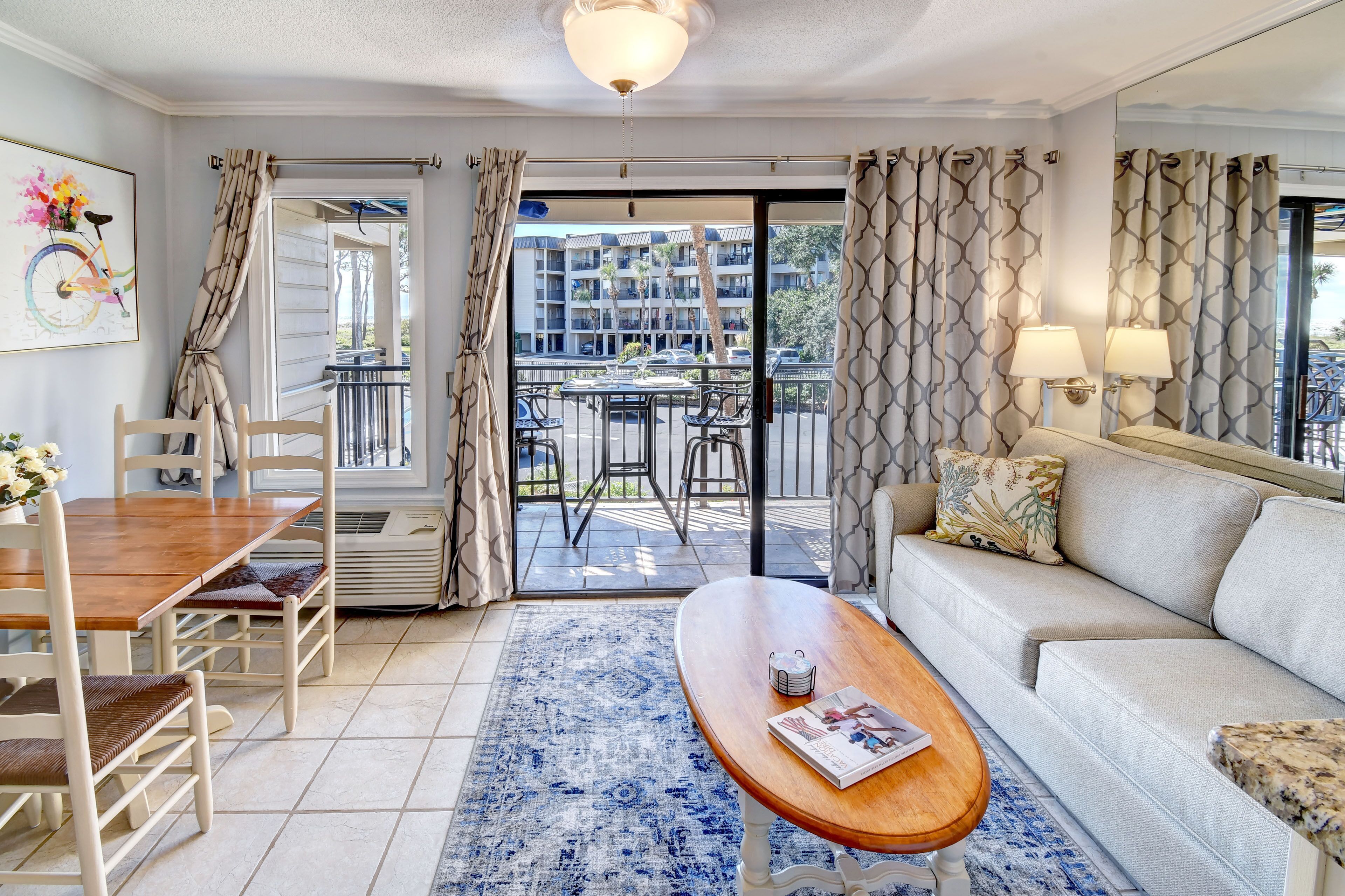 Awesome Ocean View! Coligny Area! UPDATED and CLEAN 1 Bedroom!  2 Bikes! #132