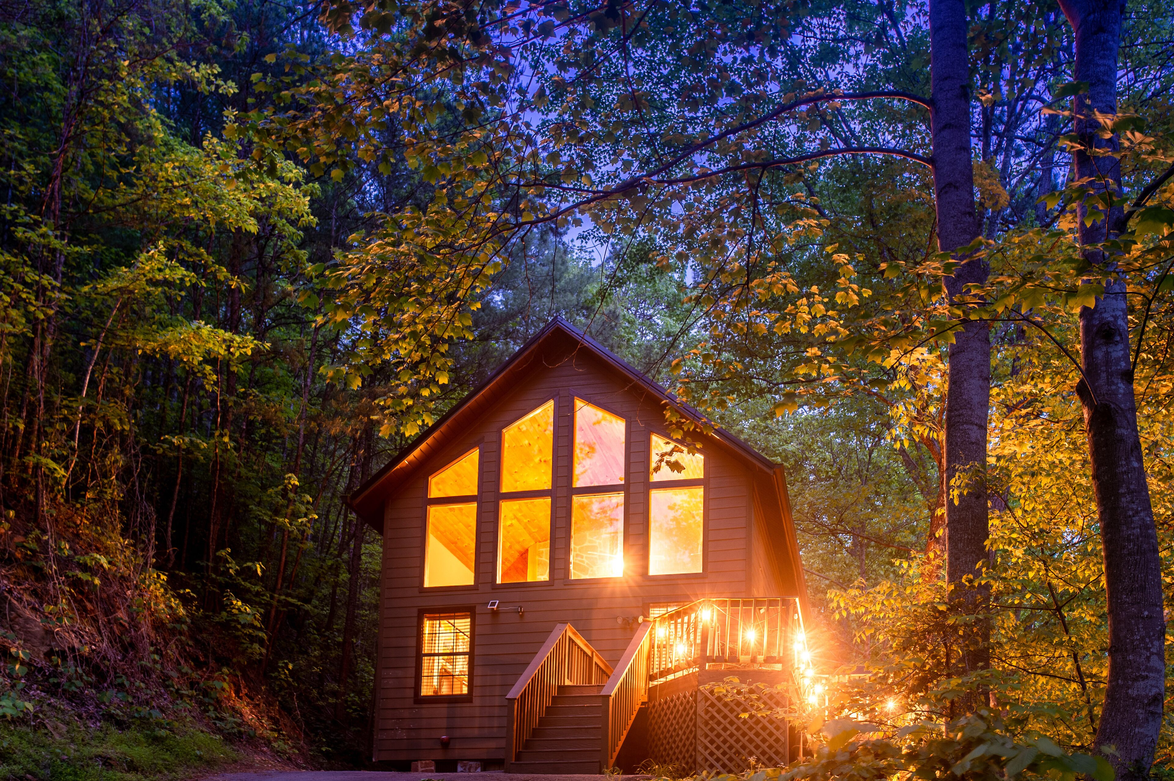 Family & Pet Friendly hideaway cabin in the Smokies! 2 bed, 2 bath