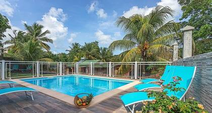 Cottage La Perle ( pool, BBQ, view on moutains, sea, rivers, forests)