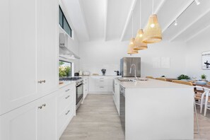 Fridge, microwave, oven, dishwasher - The Cove - Stunning, Ocean View Beach House! (Black Head)