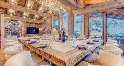 5* Chalet in Tignes - 450m² - 16 Pers - Sauna, Jacuzzi, Spielzimmer