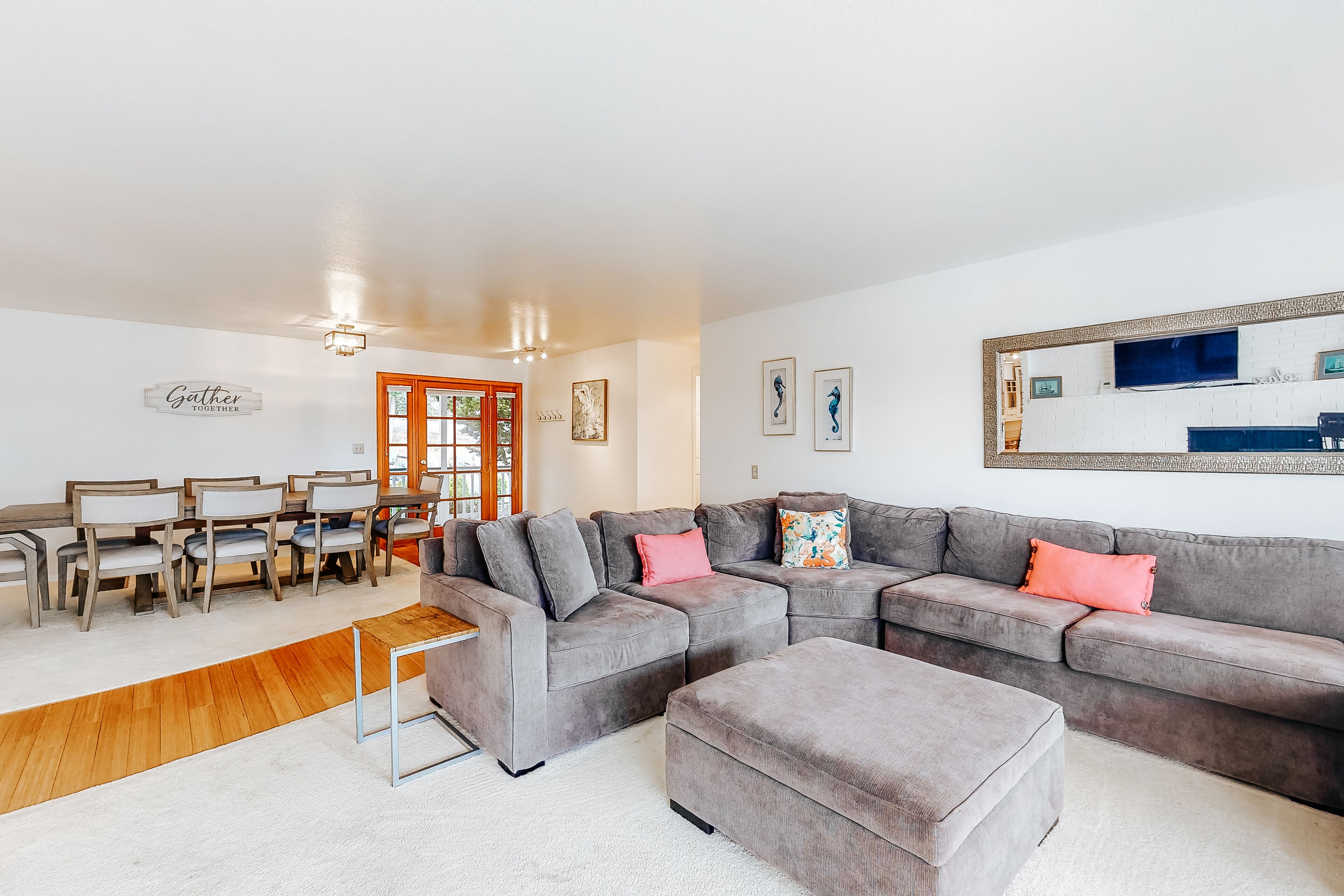 Expansive bayfront, family-friendly home with direct Holmes Harbor access!