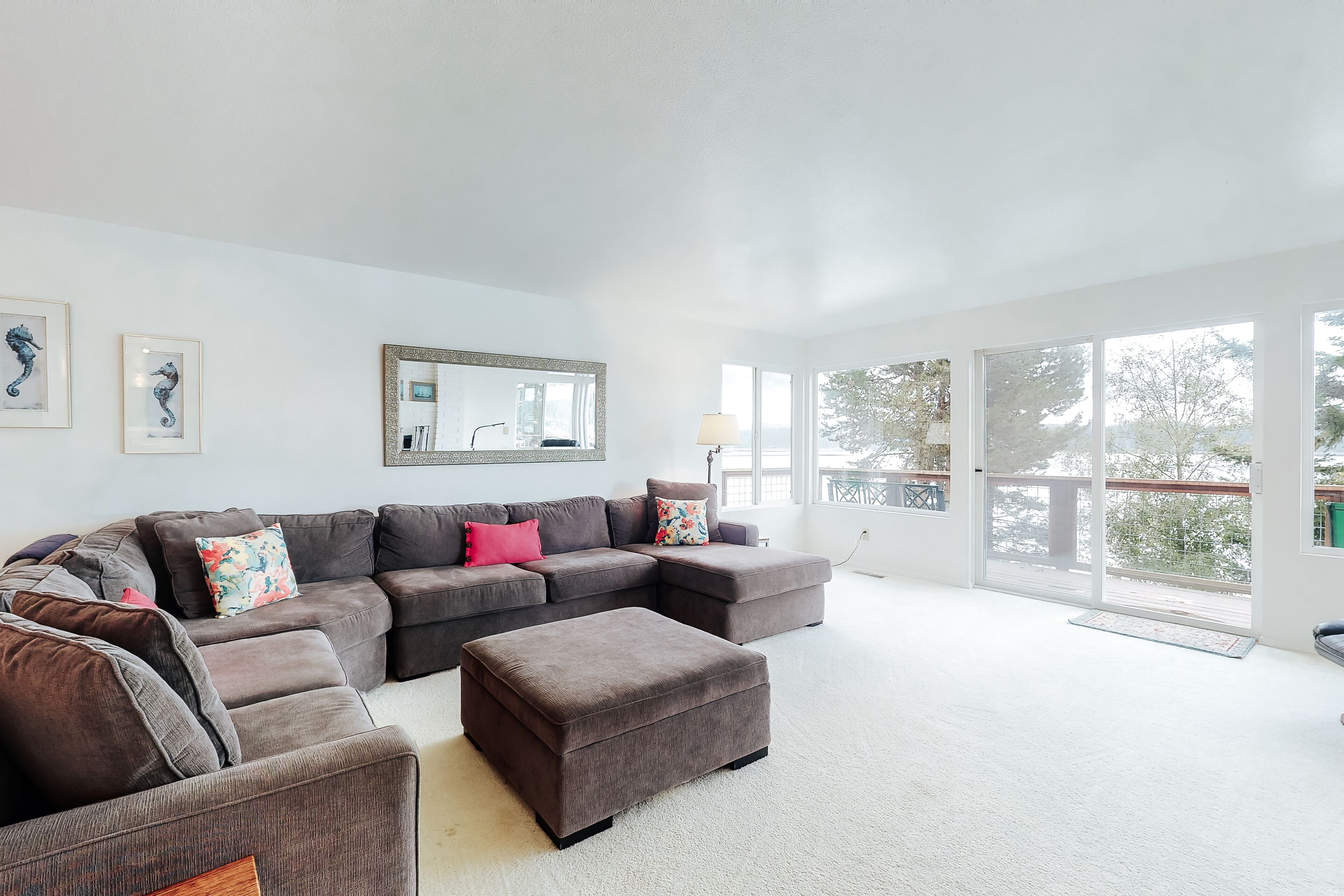 Expansive bayfront, family-friendly home with direct Holmes Harbor access!