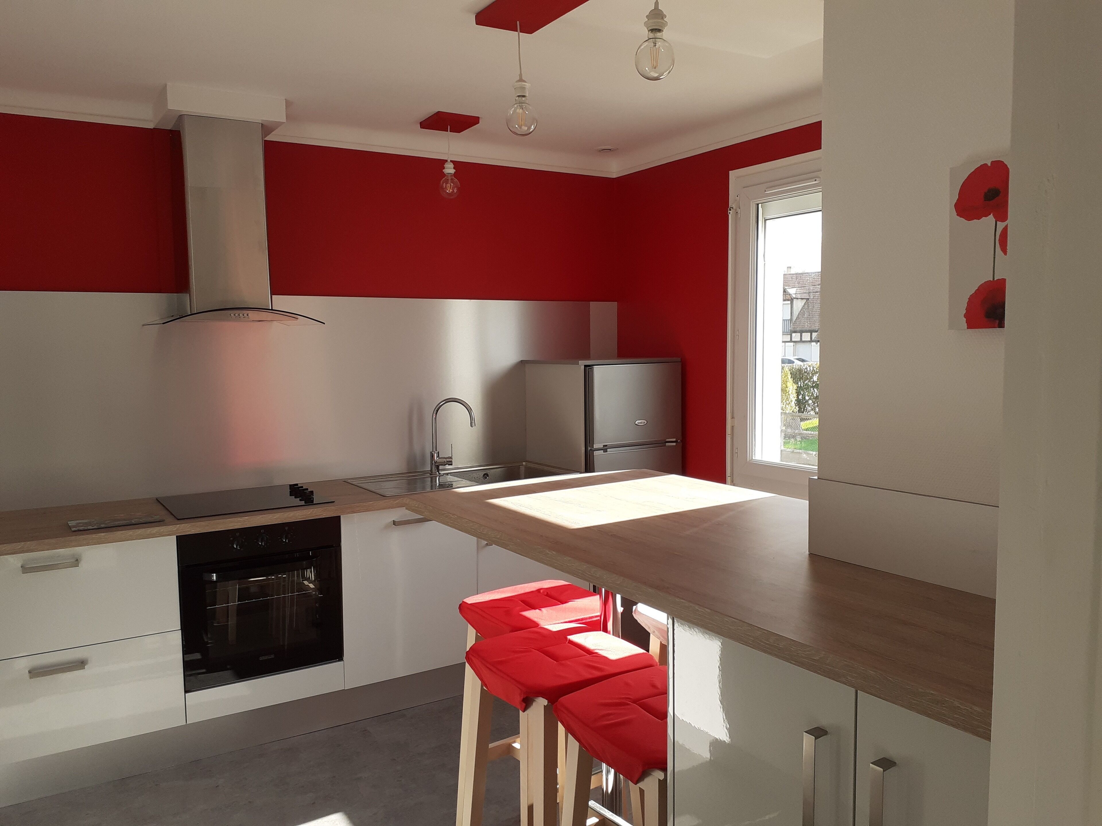 Detached house with garden in the countryside