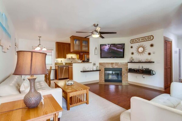 Fireplace, offices