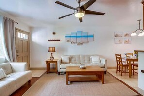TV, fireplace, offices
