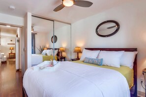 2 bedrooms, iron/ironing board, free WiFi, bed sheets